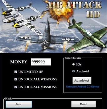 ВЗЛОМ AirAttack HD. ЧИТ на деньги, здоровье.