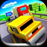 Взлом Blocky Highway: Traffic Racing