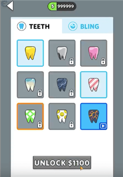 Много денег Взлом Dentist Bling