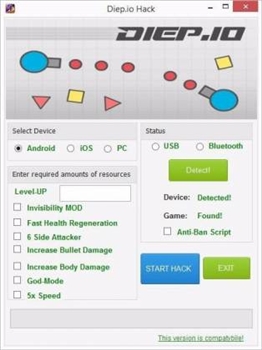 Чит для diep.io