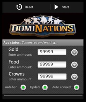 взлом корон DomiNations