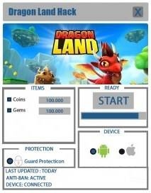 ВЗЛОМ Dragon Land. ЧИТ на кристаллы и золотые монеты.