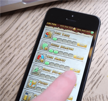 Взлом Temple Run 2. Чит на кристаллы.
