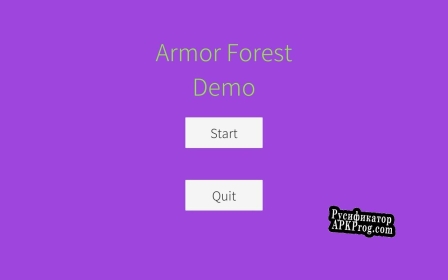 Русификатор для Armor Forest Demo