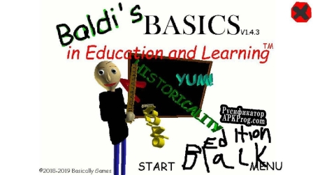 Русификатор для Black Version of Baldis basics