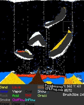 Русификатор для Falling Sand Simulation
