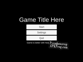 Русификатор для Game Title Here