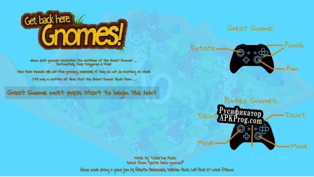 Русификатор для GetBackHereGnomes
