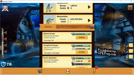 Русификатор для Monster Clicker Idle Halloween Strategy