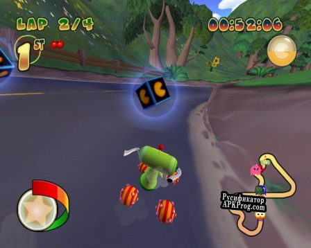 Русификатор для Pac-Man World Rally (itch)