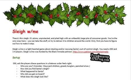 Русификатор для Sleigh wu002FMe
