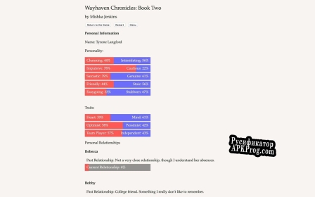 Русификатор для Wayhaven Chronicles Book Two